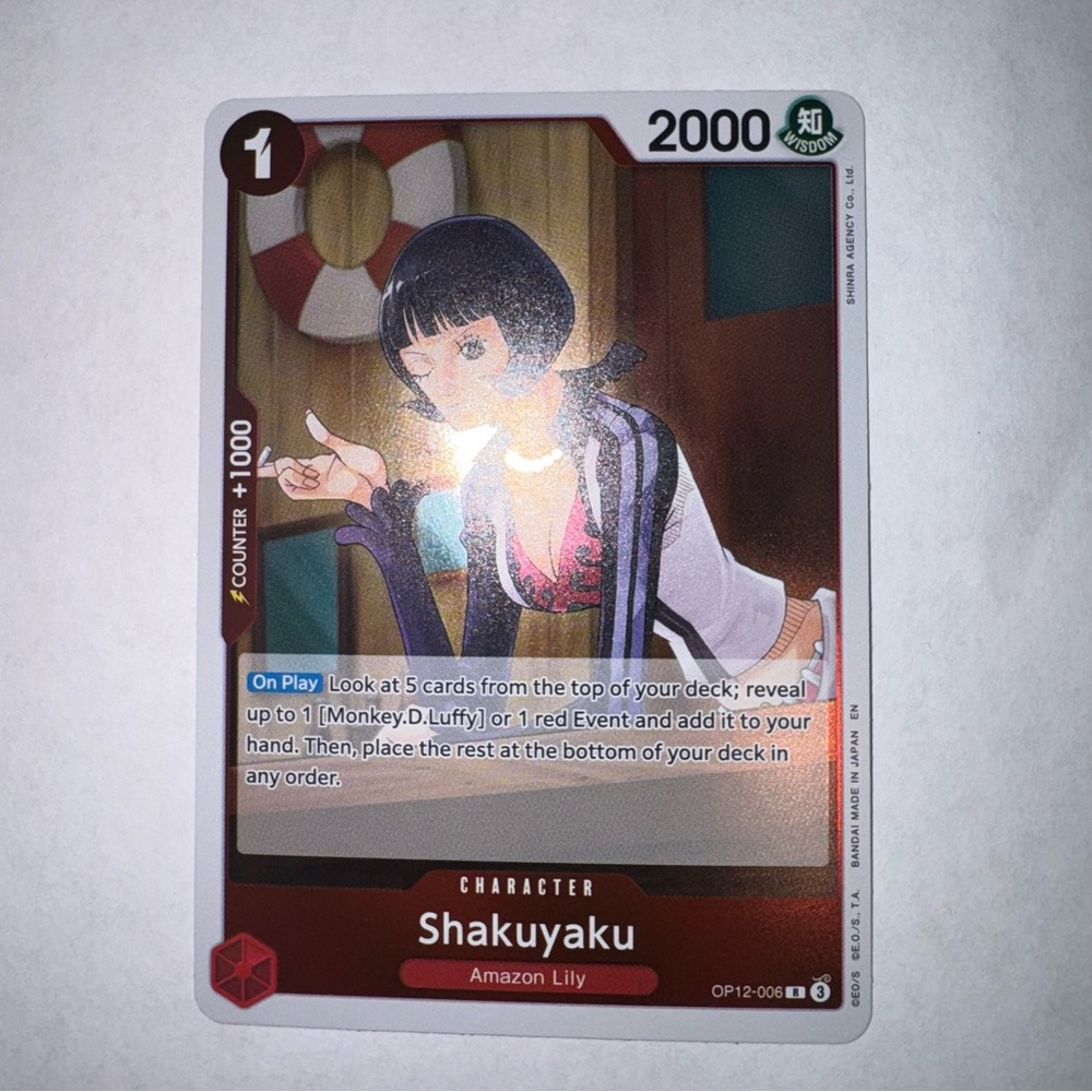 Tashigi R Legacy of the Master OP12-031 NM
